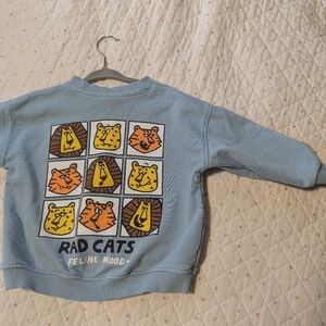 Zara Rad Cats Crewneck